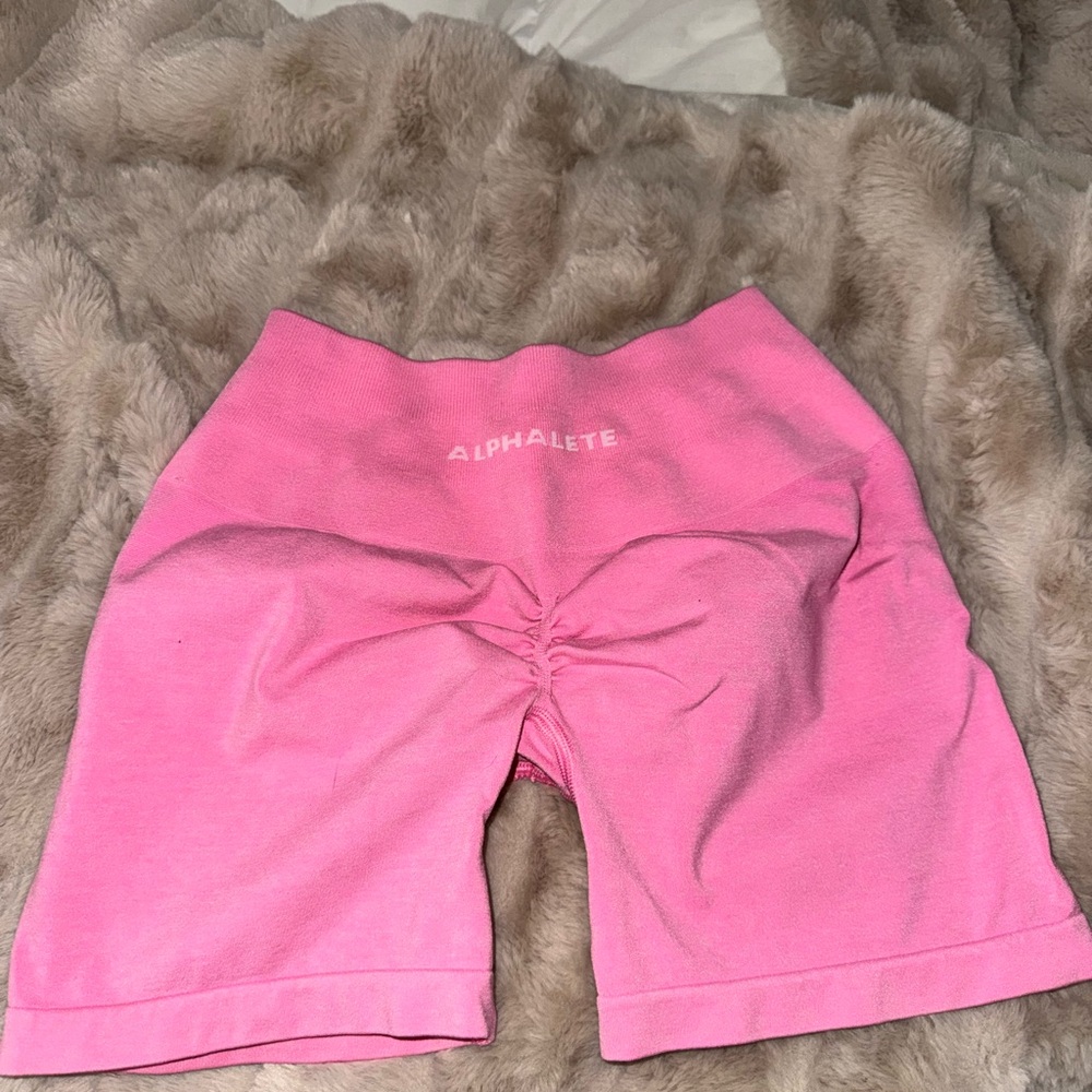 Alphalete amplify Pink Shorts